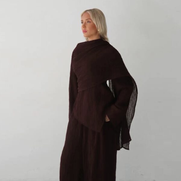 img_2123 Pure color Buttoned Two-piece set